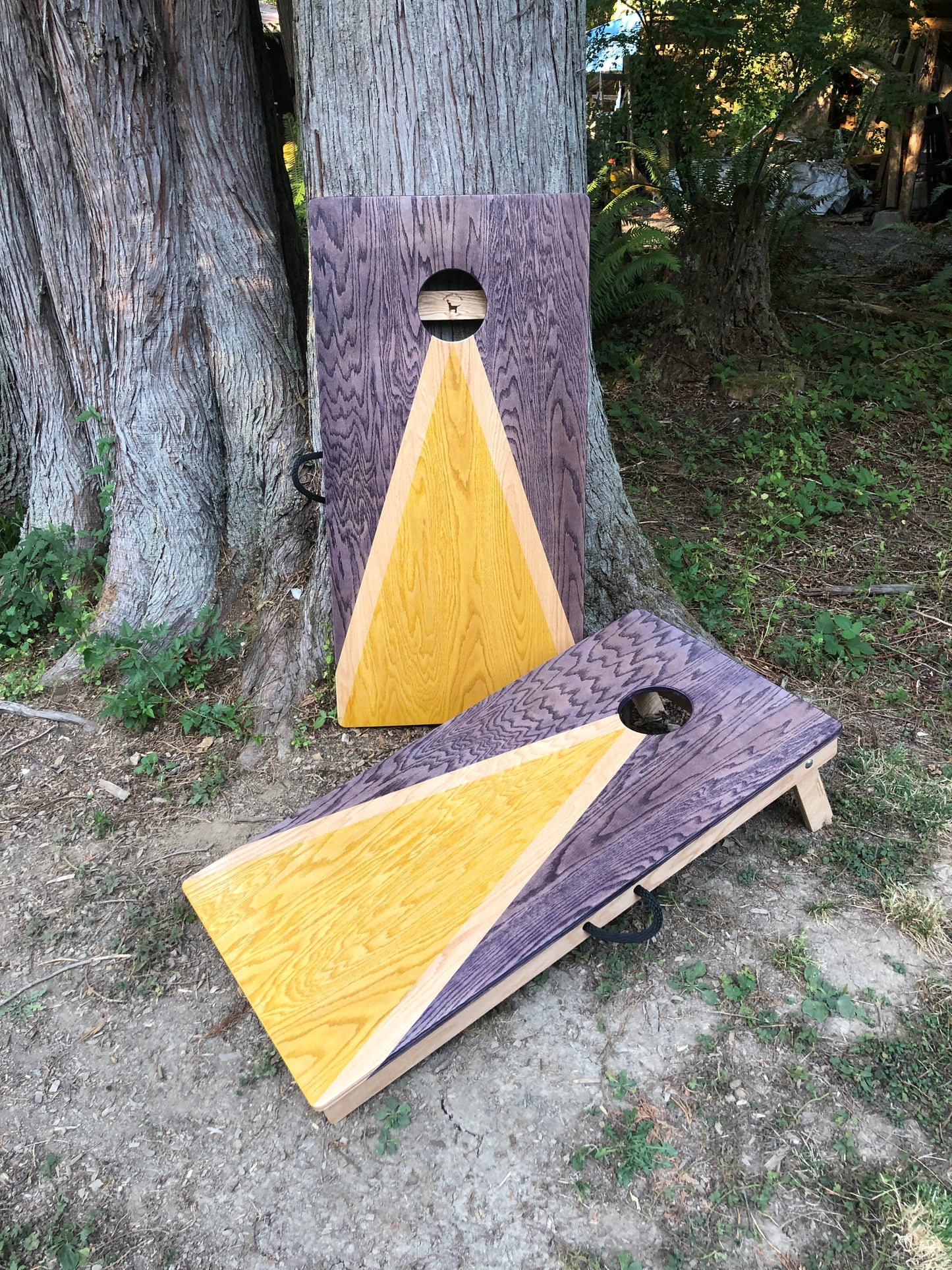 University of Washington Huskies School Colors Cornhole Board Set
