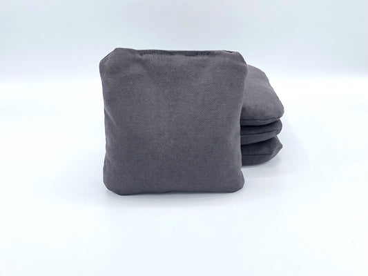 Charcoal Traditional Canvas Cornhole Bag Set (4 Bags)