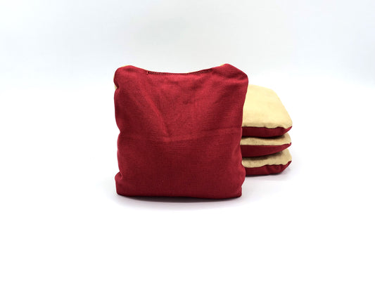Crimson and Gold Stick & Slick Cornhole Bags (4 bags)