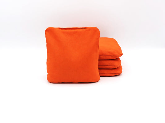 Orange Traditional Canvas Cornhole Bag Set (4 Bags)